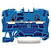 Wago Durchgangsklemme (Querschnitt: 0,5 mm² - 6 mm², L x B x H: 6,2 x 52,3 x 39,5 mm, Blau) | BAUHAUS