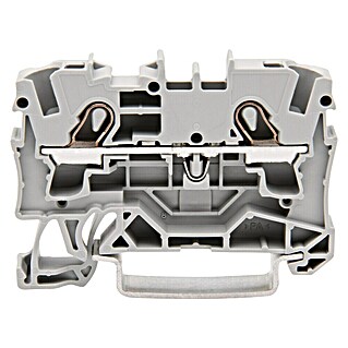 Wago Durchgangsklemme (Querschnitt: 0,5 mm² - 6 mm², L x B x H: 6,2 x 52,3 x 39,5 mm, Grau)