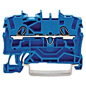 Wago Durchgangsklemme (Querschnitt: 0,25 mm² - 2,5 mm², L x B x H: 48,5 x 5,2 x 33 mm, Blau) | BAUHAUS