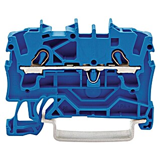 Wago Durchgangsklemme (Querschnitt: 0,25 mm² - 2,5 mm², L x B x H: 48,5 x 5,2 x 33 mm, Blau)