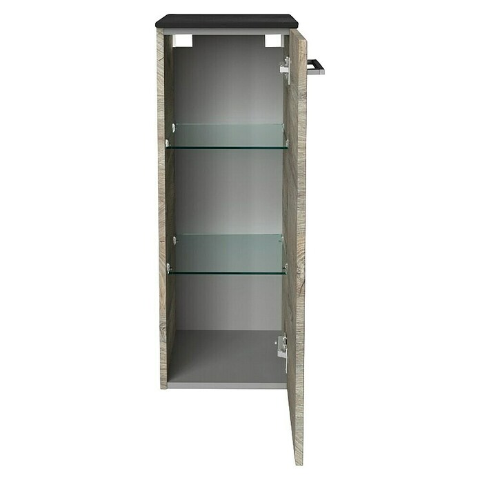 Fackelmann Oxford Hängeschrank midi (Nature Oak Holzoptik, B x T x H: 302 x 320 x 822 mm) | BAUHAUS