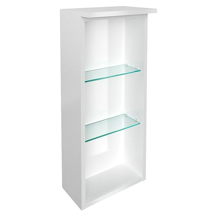 Fackelmann Oxford Bad-Wandregal oben (Weiß, B x T x H: 300 x 200 x 696 mm) | BAUHAUS
