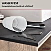 Fackelmann Oxford Waschtischplatte (Schwarz Schieferoptik, B x T x S: 906 x 492 x 12 mm) | BAUHAUS