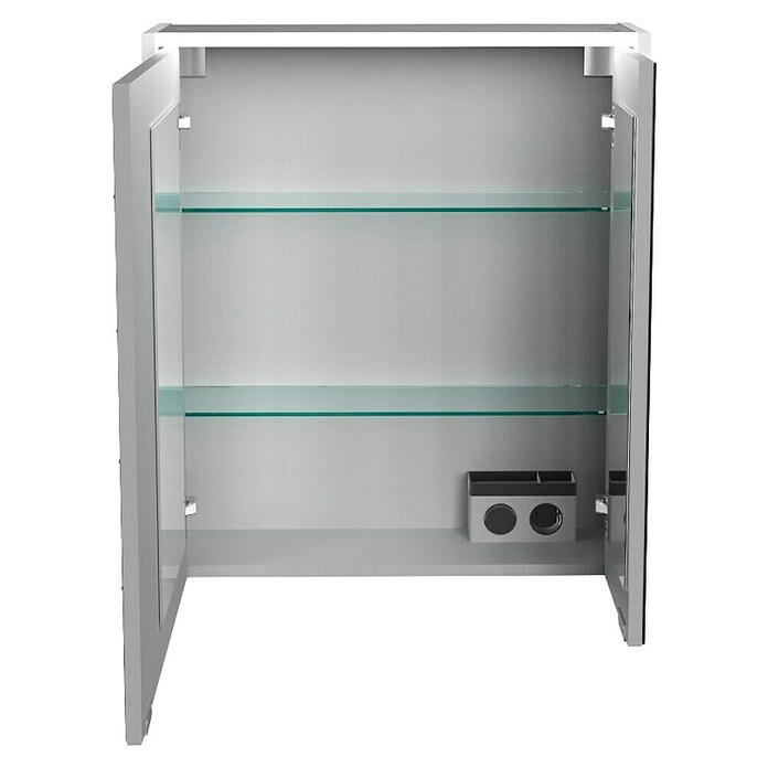 Fackelmann Denver Spiegelschrank (B x H: 600 x 683 mm, Weiß) | BAUHAUS
