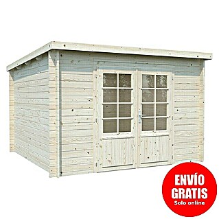 Palmako Caseta de jardín Ella (Medidas ext. (An x Pr): 323 x 340 cm, Madera, Natural)