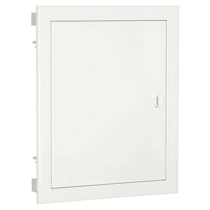 Gewiss Unterputz-Verteiler mit Tür - Anzahl Reihen: 2 Stk., 36,8 x 44,3 cm, Weiß - Weiße Revisionsklappe mit Drehriegelverschluss zur einfachen Wand- oder Deckenmontage für den Innenbereich. Ideal für Wartungsarbeiten.