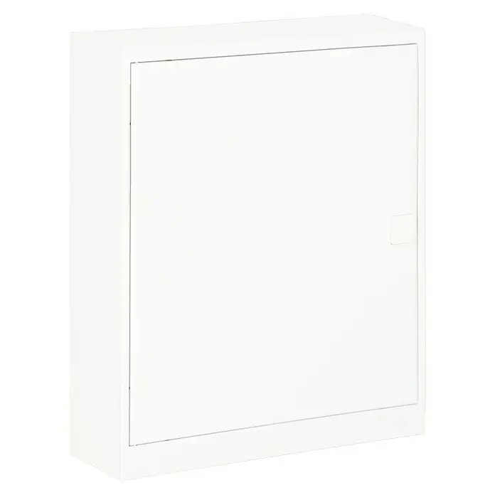 Gewiss Aufputz-Verteiler - Anzahl Reihen: 2 Stk., 30 x 37 cm, Weiß - Weißer Apothekenschrank zur Aufbewahrung von Medikamenten und Verbandszeug für den medizinischen Gebrauch.