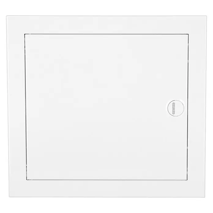 Gewiss Unterputz-Verteiler mit Tür - Anzahl Reihen: 1 Stk., 36,8 x 34,3 cm, Weiß - Weiße GEWISS Verteilerkasten-Abdeckung mit einem einfachen, quadratischen Design. Ideal für eine unauffällige Integration in jeden Raum.