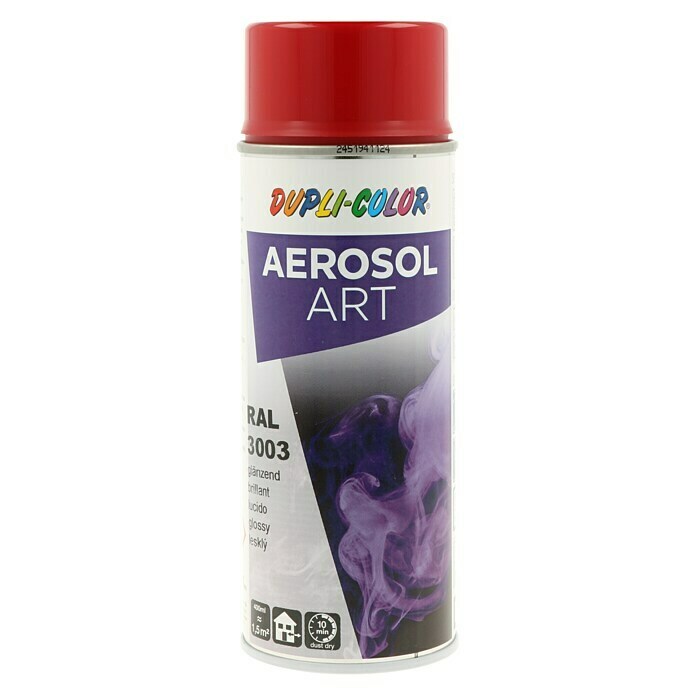 Dupli-Color Aerosol Art Sprühlack RAL 3003 (Glänzend, 400 ml, Rubinrot)