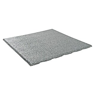 Terrastegel Rubber (500 mm x 500 mm x 2,5 cm, Grijs, Rubber)