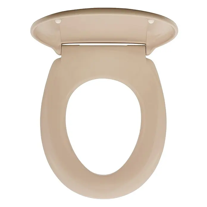 Calmwaters WC-Sitz Original - Duroplast, Beige, Mit Absenkautomatik - Beige Toilettensitz mit Deckel. Die runde Form sorgt für Komfort und fügt sich nahtlos in jedes Badezimmerdesign ein.