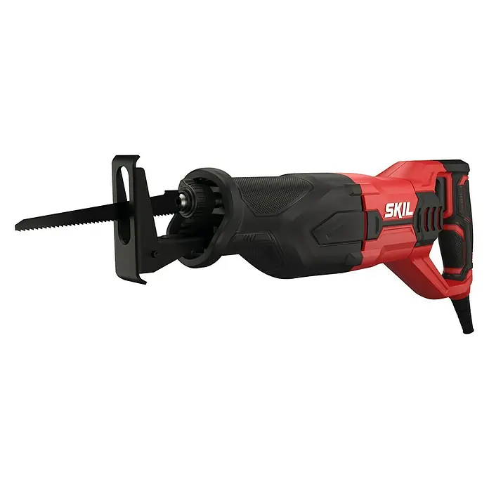 Skil Säbelsäge 4961 AA - 900 W, Hublänge: 29 mm - Das Bild zeigt eine SKIL Reciprosäge, ein Elektrowerkzeug zum Sägen verschiedener Materialien mit oszillierender Bewegung.