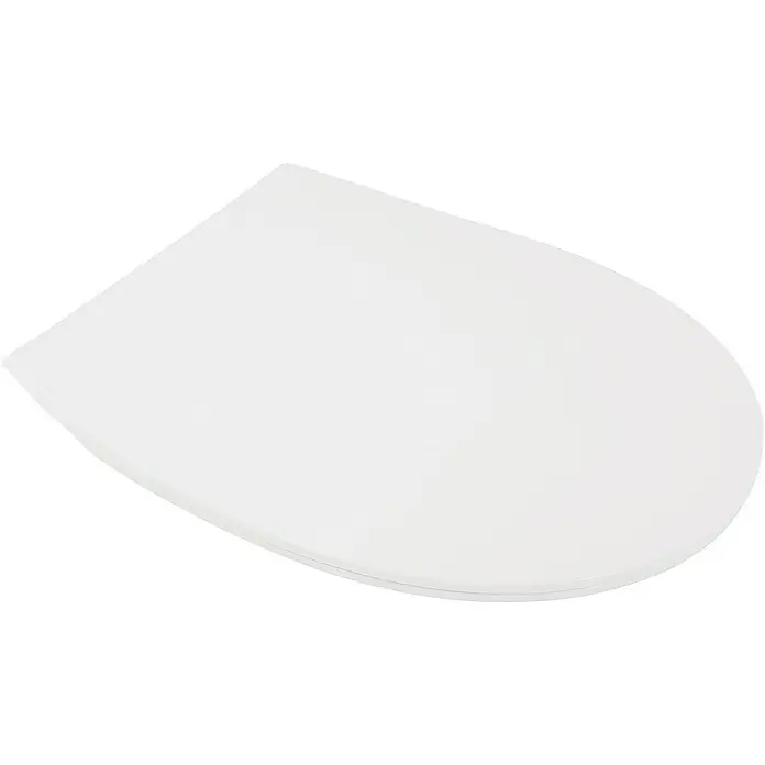 Calmwaters WC-Sitz - Duroplast, Weiß, Mit Absenkautomatik - Eine weiße Toilettenbrille in U-Form. Die glatte Oberfläche und das schlichte Design machen sie zu einer hygienischen und stilvollen Ergänzung für jedes Badezimmer.