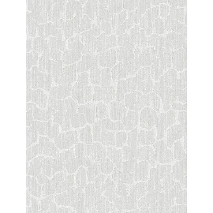 Visillo para ventana Jet Lag - 140 x 270 cm, 100% poliéster fil coupé, Blanco - Patrón abstracto de tela blanco con formas irregulares y textura sutil, ideal para fondos y diseños elegantes.