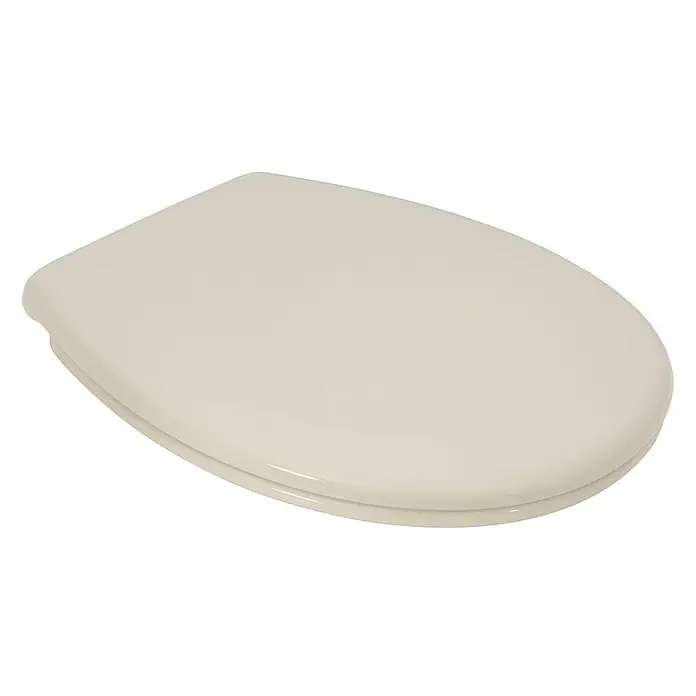 Calmwaters WC-Sitz Original - Duroplast, Beige, Mit Absenkautomatik - Elfenbeinfarbener Toilettensitz mit glatter Oberfläche und abgerundeten Kanten für ein stilvolles und funktionales Badezimmeraccessoire.