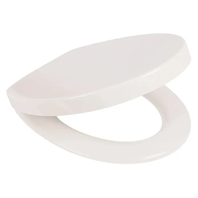 Calmwaters WC-Sitz Modern Soft - Duroplast, Weiß, Mit Absenkautomatik - Ein hochauflösendes Bild eines weißen Toilettensitzes, der für Komfort und Hygiene in jedem Badezimmer entwickelt wurde.