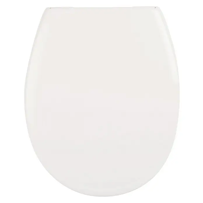 Calmwaters WC-Sitz Original - Duroplast, Weiß, Mit Absenkautomatik - Ein weißer Toilettensitz in ovaler Form, ideal für jedes Badezimmer. Das minimalistische Design fügt sich nahtlos in jede Einrichtung ein.
