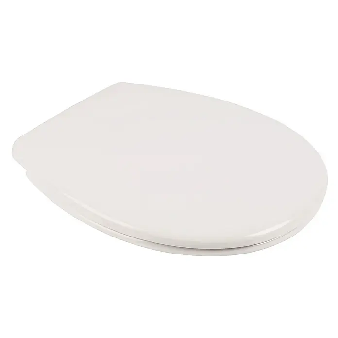 Calmwaters WC-Sitz Original - Duroplast, Weiß, Mit Absenkautomatik - Ein Toilettensitz in Weiß, elegant gestaltet für Komfort und Hygiene im Badezimmer. Die glatte Oberfläche sorgt für einfache Reinigung.