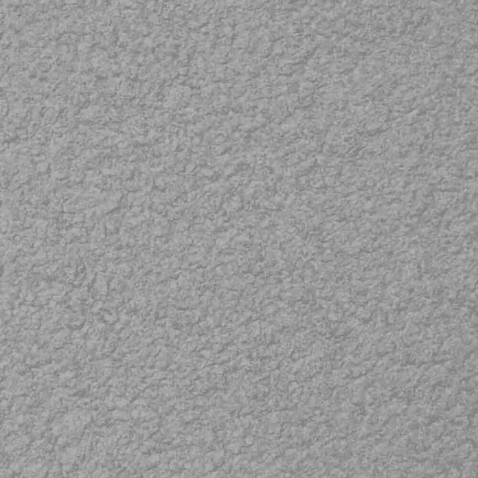 Floxxan Baumwollputz Colorado 124 - Putz Tapete Flüssigtapete Lichtgrau - Lichtgrau, 1 kg, Lösemittelfrei - Grauer Teppich mit strukturierter Oberfläche, der eine weiche und einladende Textur zeigt. Ideal für Wohnräume.