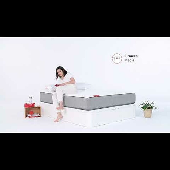 Pikolin Colchón PikUp Fussion (Largo: 190 cm, Ancho: 160 cm, Altura: 27 cm, Muelles ensacados y Viscoelástica, Se entrega enrollado) | BAUHAUS