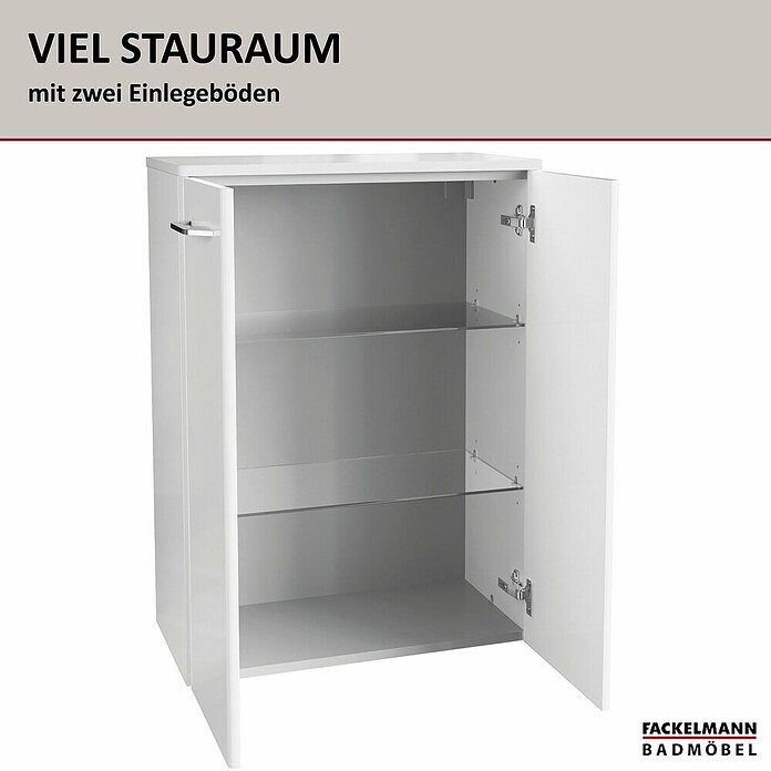 Fackelmann Milano Hängeschrank (Weiß, B x T x H: 602 x 320 x 826 mm) | BAUHAUS