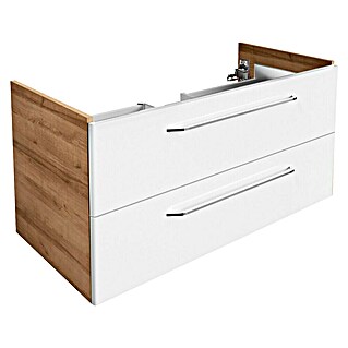 Fackelmann Milano Waschbeckenunterschrank (B x T x H: 1 000 x 476 x 492 mm, Ast Eiche/Weiß)