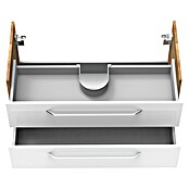 Fackelmann Milano Waschbeckenunterschrank (B x T x H: 1 000 x 476 x 492 mm, Ast Eiche/Weiß) | BAUHAUS