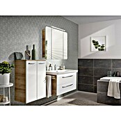Fackelmann Milano Waschbeckenunterschrank (B x T x H: 1 000 x 476 x 492 mm, Ast Eiche/Weiß) | BAUHAUS