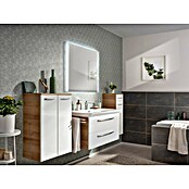 Fackelmann Milano Waschbeckenunterschrank (B x T x H: 1 000 x 476 x 492 mm, Ast Eiche/Weiß) | BAUHAUS