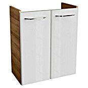 Fackelmann Milano Waschtischunterschrank (Ast Eiche, Weiß, B x T x H: 520 x 275 x 610 mm) | BAUHAUS