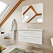 Fackelmann Milano Waschbeckenunterschrank (B x T x H: 100 x 476 x 492 mm, Weiß) | BAUHAUS