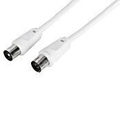 Q-Link Coaxkabel 3C2V met stekkers (Wit, 10 m) | BAUHAUS