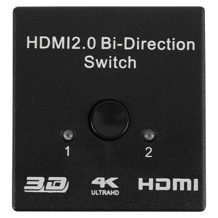 Q-Link HDMI-omschakelaar - Switch (Zwart, 2,5 W) | BAUHAUS