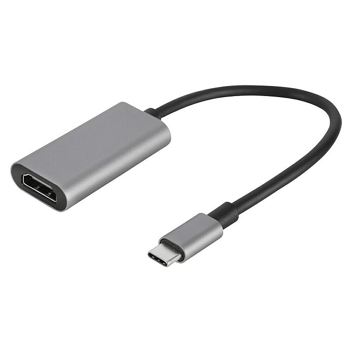 Q-Link HDMI-adapter van USB-C (Zilver / Zwart) | BAUHAUS