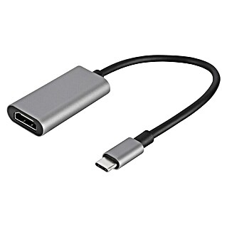 Q-Link HDMI-adapter van USB-C (Zilver / Zwart)
