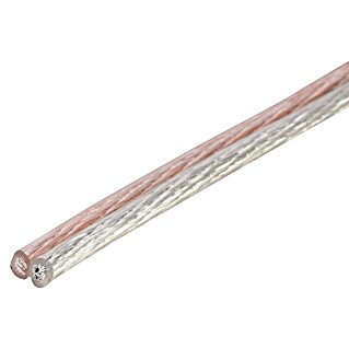 Q-Link Luidsprekerkabel (Transparant, 10 m)