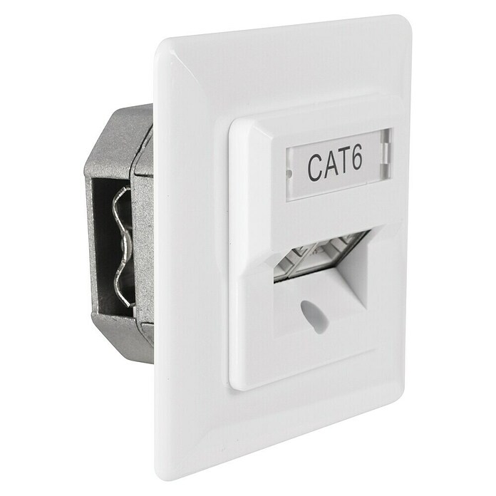 Q-Link Netwerkcontactdoos FTP - 2-voudig (2 x RJ45-aansluiting) | BAUHAUS