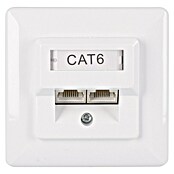 Q-Link Netwerkcontactdoos FTP - 2-voudig (2 x RJ45-aansluiting) | BAUHAUS