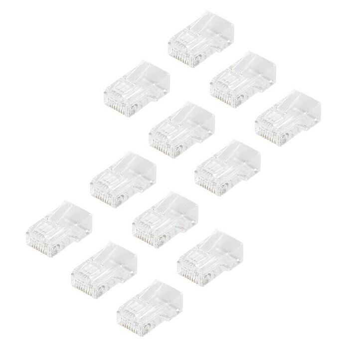 Q-Link Connector UTP - 12 stuks (Passend bij: CAT 5 en CAT 6) | BAUHAUS