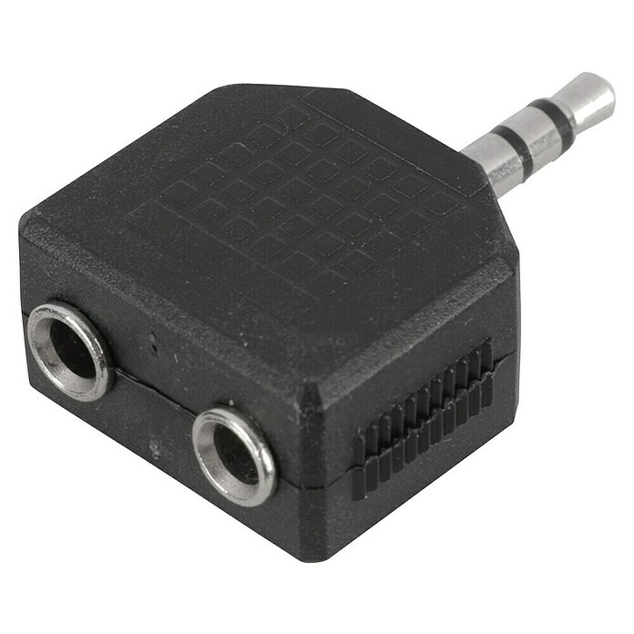Q-Link Audio-adapter Splitter (2 x klink 3,5 mm) | BAUHAUS