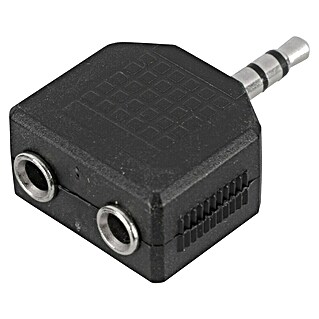 Q-Link Audio-adapter Splitter (2 x klink 3,5 mm)