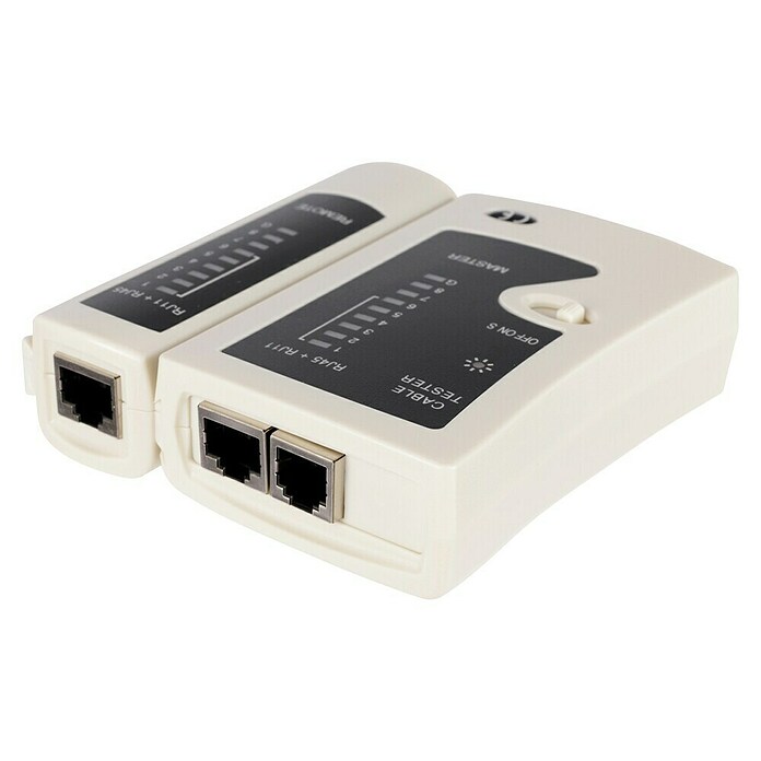 Q-Link Kabelverbindingstester UTp/FTP (RJ45 en RJ11 aansluitingen) | BAUHAUS