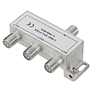 Q-Link Coax verbinder 3-voudig (F-connector)