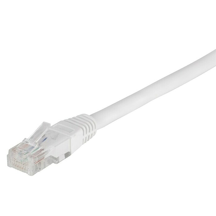 Q-Link UTP-kabel CAT 6 met 2x RJ45 (Kabellengte: 20 m, Wit) | BAUHAUS