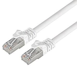 Q-Link Netwerkkabel CAT 7 - 10 meter (Wit, Tot 10 Gbit/s, 10 m)