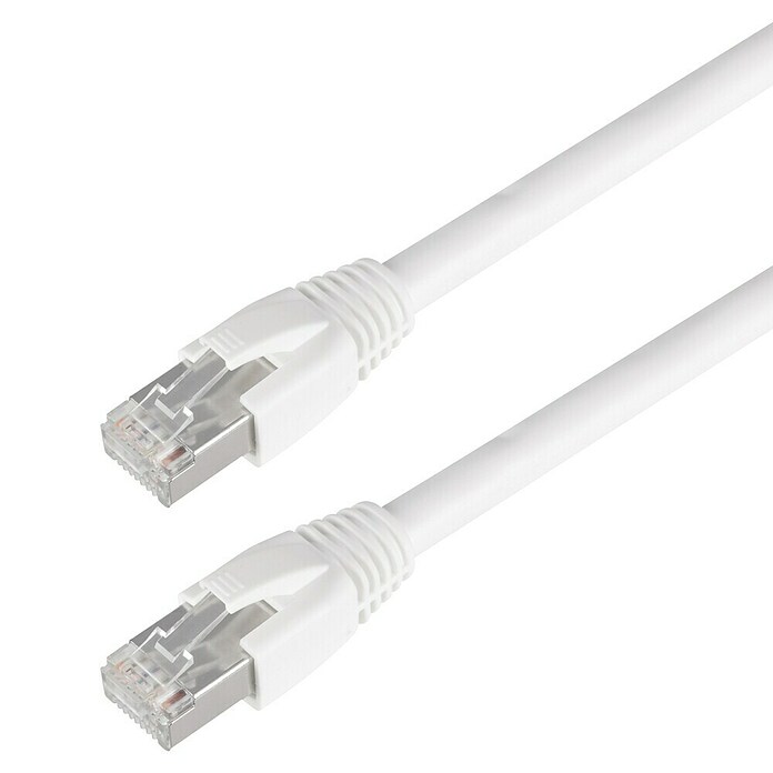 Q-Link Netwerkkabel CAT 7 - 5 meter (Wit, Tot 10 Gbit/s, 5 m) | BAUHAUS