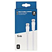 Q-Link Coaxkabel RG59 met F-connectoren (Wit, 5 m) | BAUHAUS