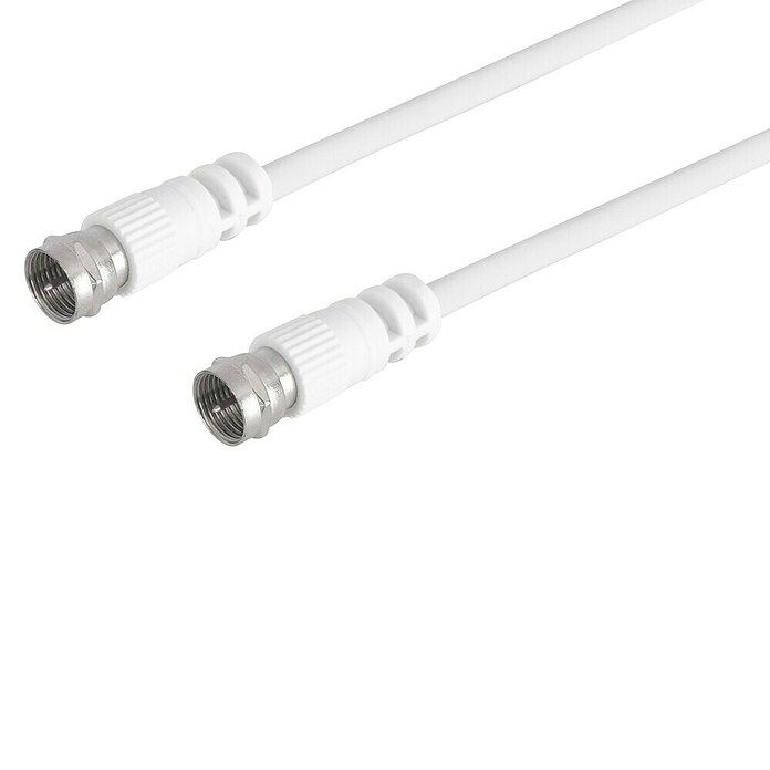 Q-Link Coaxkabel RG59 met F-connectoren (Wit, 5 m) | BAUHAUS