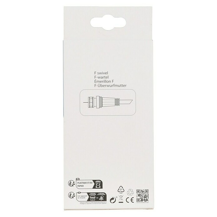Q-Link Coaxkabel RG59 met F-connectoren (Wit, 5 m) | BAUHAUS