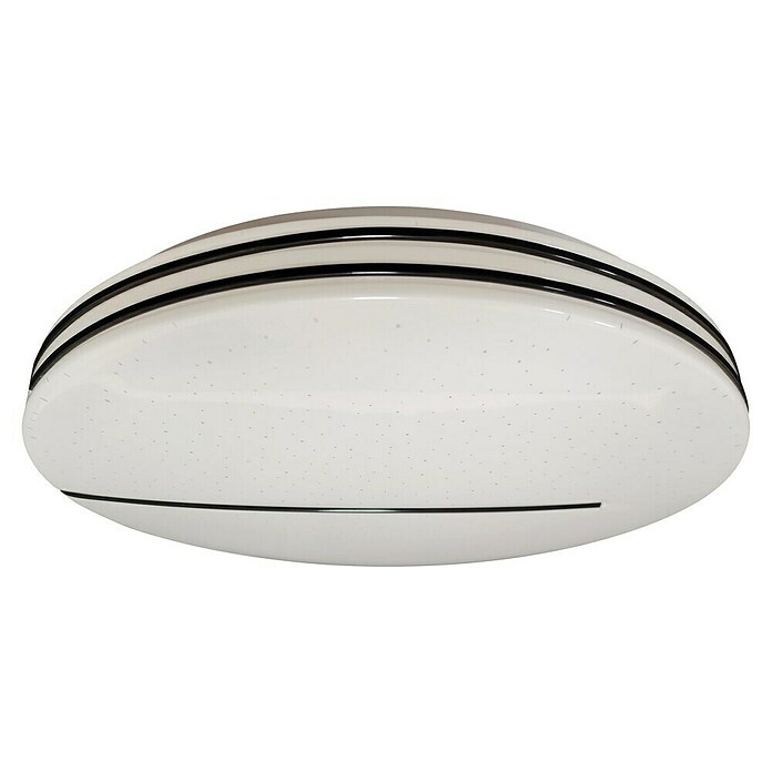 Ferotehna Okrugla stropna LED svjetiljka Narcisa  (24 W, Ø x V: 38 x 7 cm, Neutralno bijelo, Bijelo-crna) | BAUHAUS